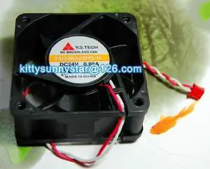 Y.S.TECH 6025 FD246025HS-N 24V 0.09A Cooling Fan