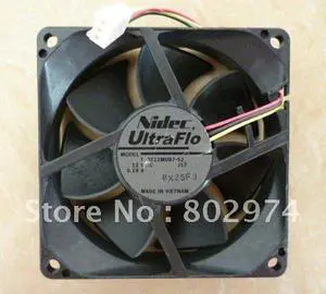 NIDEC 8025 T80T12MUB7-52 12V 0.19A Cooling Fan NIDEC 8025 T80T12MUB7-52 12V 0.19A Cooling Fan
