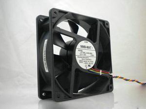 NMB 12038 4715KL-04W-B86 12V 2.50A DC Fan with 4 Wires 4Pins Connector For Dell Server