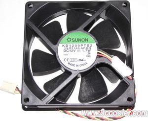 SUNON 9025 KD1209PTS2 13.B1140.AF.GN 12V 1.7W 3Wires 3 Pins Connector Cooling fan