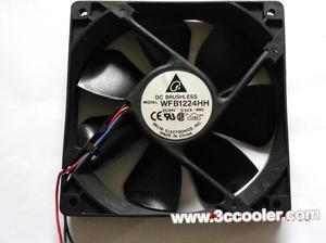 Delta 12025 WFB1224HH RRO 24V 0.32A 3 Wires  Cooling fan