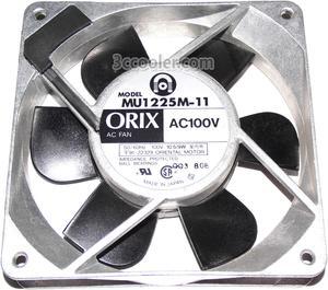 ORIX 12025 MU1225M-11 100V 10.5/9W 2Pin oriental motor , Fan with Aluminum Frame