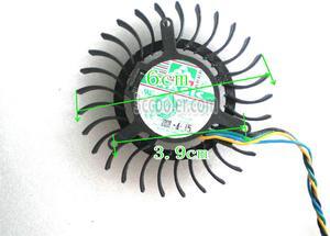 MAGIC MGT6012YR-W15 12V 0.37A 4 Wires 4 Pins Connector Cooling fan for VGA Card, Video Card