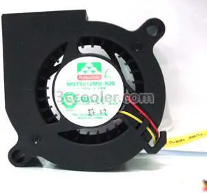 MBT5012MB-R20 5020 12V 0.19A 3  Wires 3 Pins Dual Balls Bearing DC Blower
