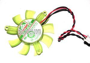 MAGIC MGA5012MB-O10 12V 0.1A 2 Wires 2 Pins Connector Frameless Cooling fan with 9  blades For VGA Card Video Card