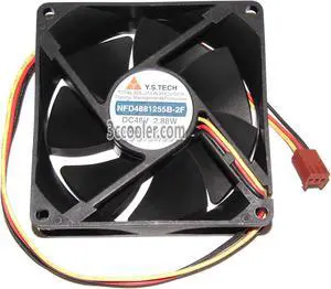Y.S.TECH 8025 NFD4881255B-2F 48V 2.88W 3 Wires Cooling fan