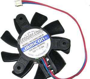 Frameless Jamicon NF24066C1HR-R 12V 0.30A 2 Wires 2 Pins Conncetor Cooling fan