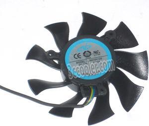 NTK FD8015H12S 12V 0.32A 4 Wires 4 Pins Connector Frameless VGA Fan CPU Fan