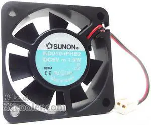 SUNON 5015 KDE0505PHS2 5V 1.9W 2Wire 2 pins Connector Cooling Fan SUNON 5015 KDE0505PHS2 5V 1.9W 2Wire 2 pins Connector Cooling Fan