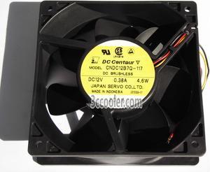 Servo 12038 CNDC12B7Q-117 12V 0.38A 4.6W 3 Wires Cooling fan