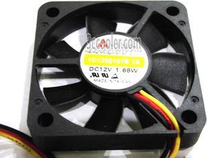 Y.S.TECH 5010 FD1250107S-1A 12V 0.14A 1.68W 3 wires 3 Pins Connector Cooling fan