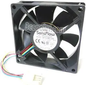 SensFlow 8025 AFC0812C BF00 12V 0.16A 4 Wires Cooling fan