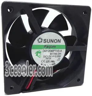 SUNON 6025 GM1206PTV3-A 12V 0.6W Cooling Fan
