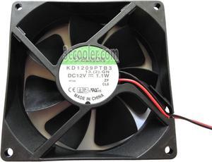 SUNON 9025 KD1209PTB3 13.(2).GN 12V 1.1W 2wires Cooling fan