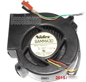 NIDEC 9733 A34124-33 12V 0.65A 3 wires Blower Centrifugal Fan,Cooling Fan NIDEC 9733 A34124-33 12V 0.65A 3 wires Blower Centrifugal Fan,Cooling Fan