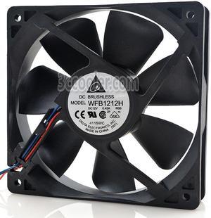 Delta 12025 WFB1212H R00 12V 0.45A 3 Wires Cooling fan, Cisco  fan