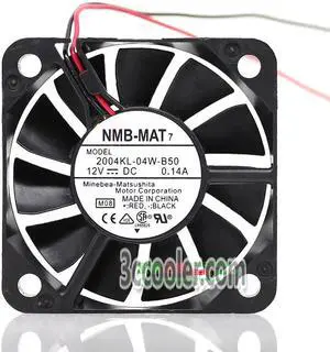 NMB 5010 5CM 2004KL-04W-B50 M08 12V 0.14A 2 Wires Case Fan