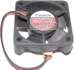 SUNON 4010 KD0504PFS3-8 square Cooling fan with 5V 0.4W 2-wires SUNON 4010 KD0504PFS3-8 square Cooling fan with 5V 0.4W 2-wires