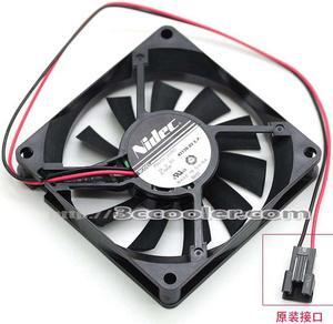 Nidec 8CM 8015 H35731-55MEI DC12V 0.045A 2 Wires 2 Pins Case Fan