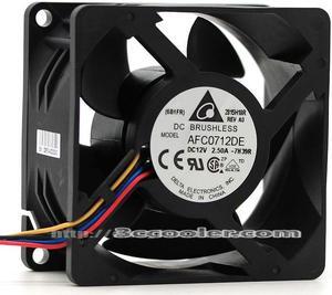 Delta 7CM 7038 AFC0712DE DC12V 2.50A 4 Wires 4 Pins Case fan