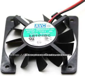 AVC 45mm DD04210S12H 404 12V 0.22A 2 Wires Sleeve Bearing Cooling fan Chips DIY AVC 45mm DD04210S12H 404 12V 0.22A 2 Wires Sleeve Bearing Cooling fan Chips DIY