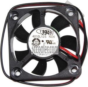 T&T 4010 4010L12S ND6 12V 0.16A 2 Wires 2 Pins  4CM  Case fan,axial fan