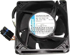 ebmPAPST 9038 9CM VarioPro 3218J/2NPU 48V 150mA 7.2W 4 Wires 4 Pins Case Fan