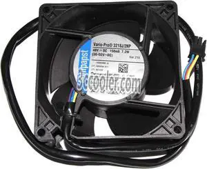 ebmPAPST 9038 9CM VarioPro 3218J/2NP 48V 150mA 7.2W 4 Wires 4 Pins Case Fan