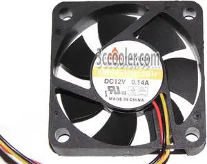 Y.S.TECH 4510  45*10mm YW04510012BH 12V 0.14A 3Wire Cooling Fan 4.5CM case cooler