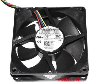 NIDEC 8025 8CM T80T12MS11A7-07A02 E.P.TJ5T2-A00 12V 0.35A 4 Wires 4 Pins Case Fan