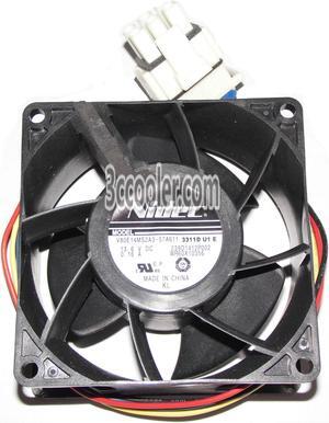 NIDEC 8038 8CM V80E14MS2A3-57A611 239D1412P002 13.6V 0.16A 4 Wires 4 Pins Case Fan