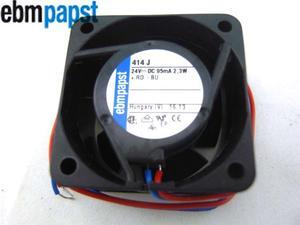 ebmpapst 414J 40*25mm 24V 95mA 2.3W 2 Wires 4CM Case Fan