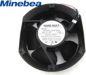 Original 172x51mm NMB 5920PL-05W-B70  DC 24V 1.25A 2 Wires Inverter Axial Fan