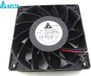 Original Delta 120x38mm FFB1224EHE 24V 1.5A 3 Wires 3 Pins Violent Axial Fan For inverter Original Delta 120x38mm FFB1224EHE 24V 1.5A 3 Wires 3 Pins Violent Axial Fan For inverter