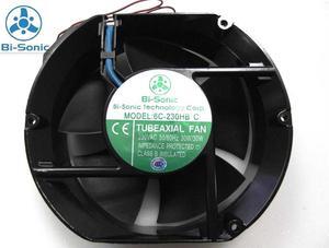 Original 172*150*51MM Bi-sonic 6C-230HB C AC230V 2 Wires AC Axial Fan For Cabinet