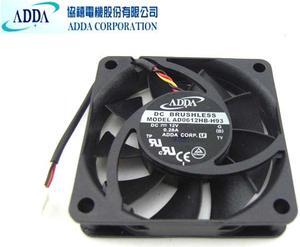 Original ADDA 60x13mm AD0612HB-H93 12V 0.28A 3 Wires 3 Pins Projector Fan Axial Fan