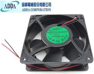 ADDA 120x38mm AD1224HX-F51 DC 24V 0.32A AL Frame 2 Wires DC Axial Fan inverter fan 12cm case fan