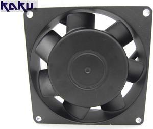 Original KAKU 92x25mm KA9225HA2 AC230V 0.10/0.09A 2 Pins Ball Bearing AC Axial Fan