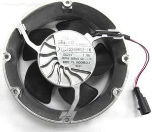 Original Servo D1751S24B6CZ-16 DC24V 1.8 Amp 2 Wires Aluminum Frame ABB Circular Axial Fan