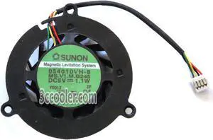 SUNON 054010VH-8 MS.V1.M.B245 5V 1.1W 4 Wires 4 Pins Notebook CPu Fan