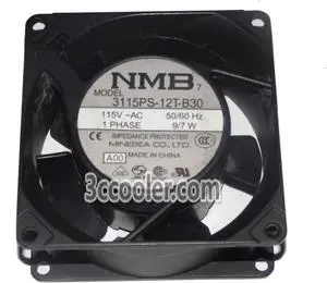 NMB 8038 AC220V 3115PS-12T-B30 115V AC Fan 50/60Hz 9/7W, Motor Fan,Cooling Fan