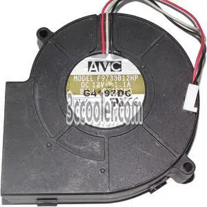 AVC 97x33mm F9733B12HP 12V 1.1A 3 Wires DC Case Blower 10CM centrifugal cooler For HP 336580-001 360327-001