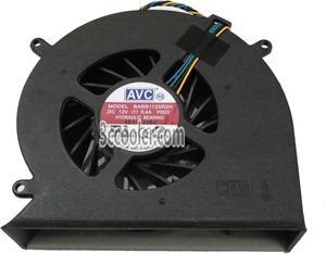 AVC BASB1125R2H P003 12V 0.4A P/N:23.10537.001 4 Wires 4 Pin Laptop notebook fan cpu cooler