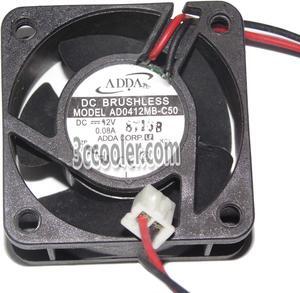 ADDA AD0412MB-C50 Square Cooler with 12V 0.08A 4020 2 Balls Bearing cooler For Case