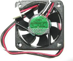 ADDA 45x10mm AD4505HX-G73 5V 0.2A 3 Wires 3 Pins Case Fan 4.5CM cpu cooler