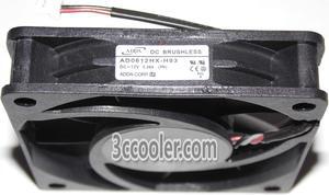 ADDA 60x15mm AD0612HX-H93 X EV-S21T MX660 12V 0.28A 3 Wires 3 Pins Case Fan 6Cm square Cooler