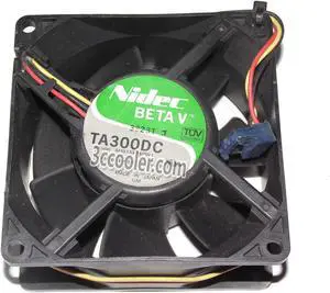 NIDEC 8038 80*38mm M35133-58PW1 24V 0.44A 3 Wires 3 Pins Case Fan 8CM server Cooler