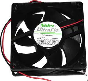 New & Original NIDEC 9225 92*25mm T92T12MUA7-51 12V 0.25A 2 Wires  Case Fan 9CM CPU cooler