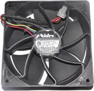 NIDEC 12038 12*38mm V12E12BS2B5-07A021 HF104-A00 12V 3.0A 4 Wires 4 Pins Server Fan 12cm Case Cooler NIDEC 12038 12*38mm V12E12BS2B5-07A021 HF104-A00 12V 3.0A 4 Wires 4 Pins Server Fan 12cm Case Cooler