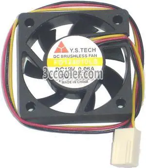 Y.S.Tech 4010 40*10mm FD124010LS 12V 0.06A 3 Wires 3 Pins Case fan 4cm mini cooler for switch